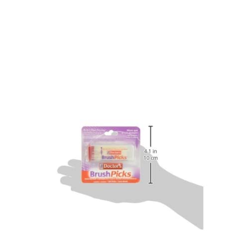 The Doctor’s BrushPicks Interdental Toothpicks, Soft Rubber Dental Picks 120 Count