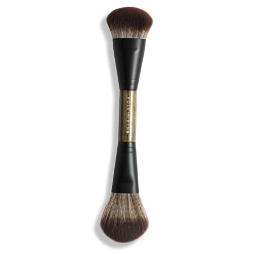 D1 Dual-Ended Foundation Brush - Complexion Makeup Tool for Liquid & Powder