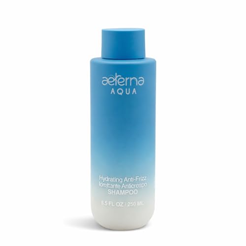 Aeterna AQUA Hydrating Anti-Frizz Shampoo - Color-Safe, Sulfate-Free, 250ml - AQUA SH