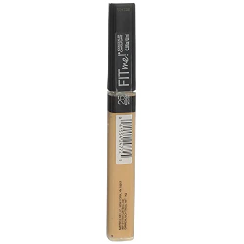 Maybelline Fit Me! Concealer Medium 25 - Pack of 3, Natural Cover, Oil-Free