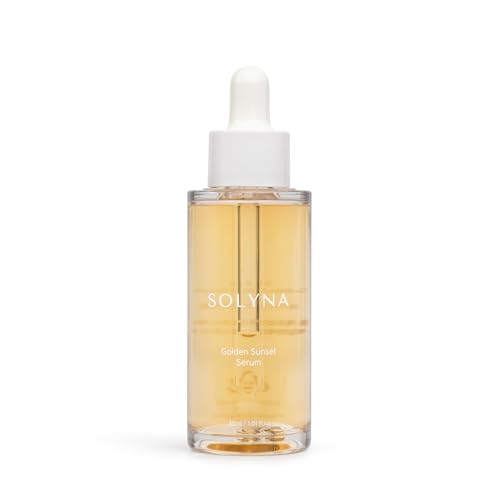 SOLYNA Golden Sunset After-Sun Hydrating Face Serum 30ml ? Lightweight Korean Skincare with Hyaluronic Acid, Panthenol & Centella Asiatica (Cica) for Calm, Radiant Skin