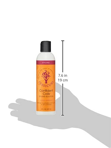 Jessicurl Confident Coils Styling Solution Citrus Lavender 8 Fl Oz - Curl Cream for Frizz & Humidity Control