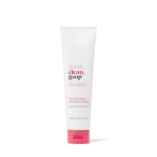 Good.clean.goop Body Exfoliating Scrub with AHAs & Grape Seed - Vegan & Cruelty-Free, 5 oz