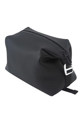 Silicone Toiletry Bag 4.5L - Water-Resistant Travel Organizer, Black