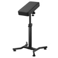 Tattoo Arm Rest Stand Black, Adjustable Height & 180° Tilt for Studio Use