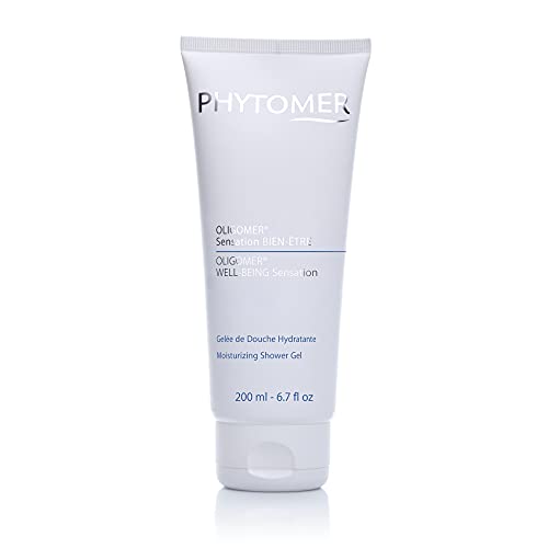 Phytomer Well-Being Moisturizing Shower Gel | Gentle Skin Cleanser & Moisturizer | Invigorates Tired Body, Skin & Muscles | Immediate & Lasting Hydration with Relaxing, Delicate Scent | 200 ml