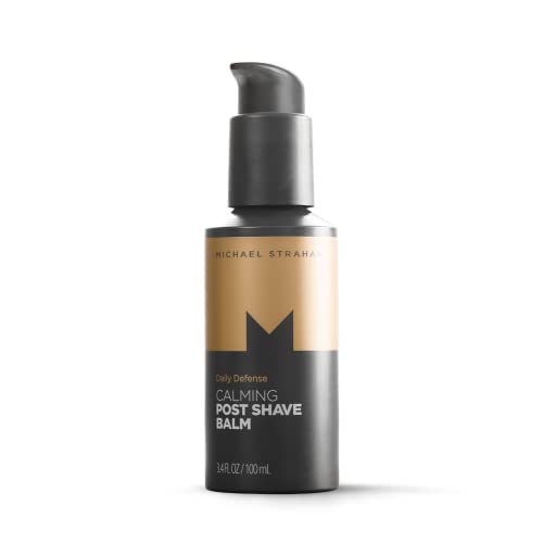Calming Post Shave Balm by Michael Strahan | Men¡¯s Grooming and Skincare for Dry, Sensitive Skin | Moisturizing and Soothing Aftershave Lotion | 3.4 Fl. Oz