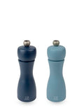 Peugeot Tahiti Salt & Pepper Mill Set - Midnight & Azure Blue, 6-Inch