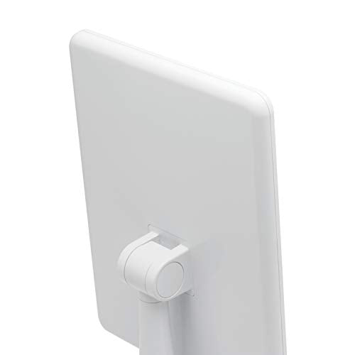 iHome 7" x 9" Reflect iCVBT22W Adjustable Vanity Mirror with Bonus 10X Mirror, Bluetooth Audio, Hands-Free Speakerphone, LED Lighting, Siri & Google Support USB Charging, (White, 7" x 9")