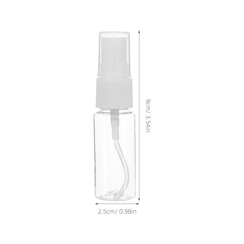 NOLITOY 40 Pcs Spray Bottles Clear Glass Perfume Bottles, Refillable Fine Mist Perfume Atomizer Portable Empty Sample Containers for Cleaning, Essential Oils, Travel (20 ml)