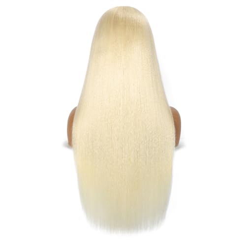 Blonde Lace Front Wigs 13x6 HD Human Hair 200% Density 28 Inch - Unprocessed, Pre Plucked, Glueless