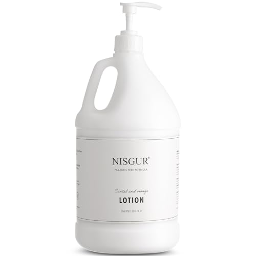 Hotel Body Lotion in Gallon Size 1 Gallon Each Total 2 Gallon Jugs with Extra Pump Dispenser to Refill Wall-mounted and Stand Dispenser Aloe vera, Green Tea Extract Infused Hotel Toiletries