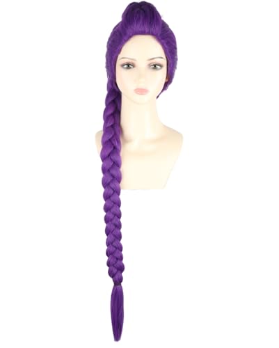 Topcosplay Purple Anime Wig for Women - Cosplay Costume Party Carnival