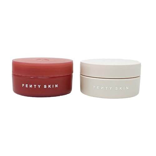 Fenty Skin Lil Butta Dropz Mini Whipped Oil Body Cream Duo - Nauthty Nutmeg and Warm Cinnamon Shimmering (2.5 Fl Oz each)