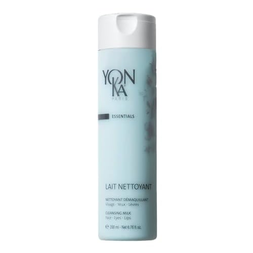 Yon-Ka Lait Nettoyant Cleanser Set | Full Size & Travel Size | Gentle Plant-Based Milk Cleanser & Makeup Remover | Hydrating Daily Wash that Balances Skin¡¯s pH | Set of 2, 6.76 fl oz and 2.53 fl oz