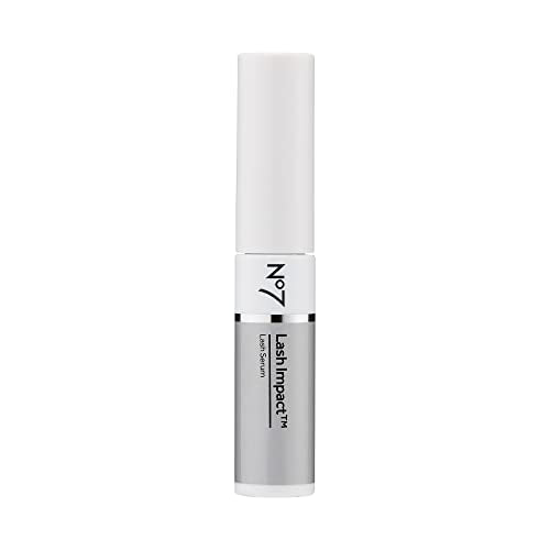 No7 Lash Impact Serum for Brows & Lashes - 0.21 Fl Oz Pack of 2 - Fuller, Thicker, Darker in 8 Weeks
