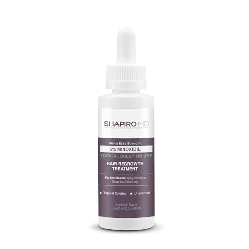 Shapiro MD 5% Minoxidil Hair Growth Serum for Men - 2 Fl Oz