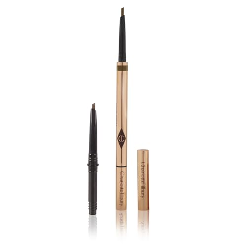 Refillable Micro-Precision Eyebrow Pencil Soft Brown - Natural Hair-Like Strokes