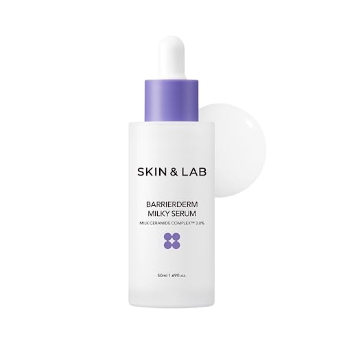 [SKIN&LAB] Barrierderm Milky Serum | Milk Ceramide Complex, Squalane, and Panthenol to repair Skin Barrier | Made in Korea | 1.69 Fl Oz