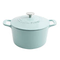 Martha Stewart Gatwick 7-Quart Enamel Cast Iron Dutch Oven - Martha Blue