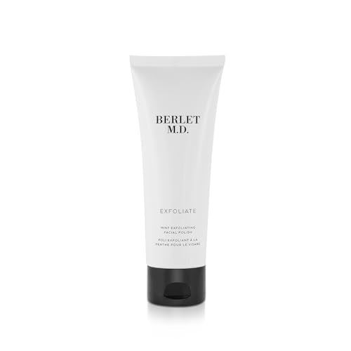 Mint Exfoliating Facial Polish, Gentle Sugar-Based Face Scrub with Apricot Oil, Aloe Vera & Green Tea, Deep Cleansing & Smoothing, Vegan, For All Skin Types, 120ml