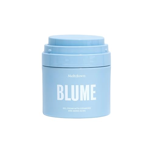 Blume Meltdown Gel Face Moisturizer for Acne-Prone & Sensitive Skin - Oil-Free, 72-Hour Hydration, Niacinamide & Ceramides - 1.7 oz