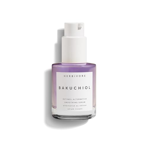 HERBIVORE Bakuchiol Retinol Alternative Face Serum | Smooths Skin, Improves Texture & Elasticity, Reduces Fine Lines & Wrinkles | Plant-based, Vegan, Cruelty-free, 30mL / 1 oz