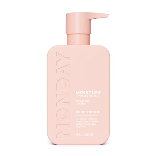 MONDAY HAIRCARE MOISTURE Conditioner with Hyaluronic Acid, Coconut Oil & Shea Butter for Dry & Dull Hair 354 mL