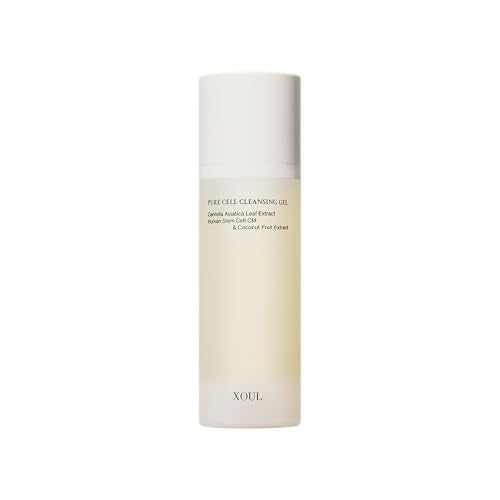 XOUL Pure Cell Cleansing Gel - Gentle Hydrating Facial Cleanser for Sensitive Skin