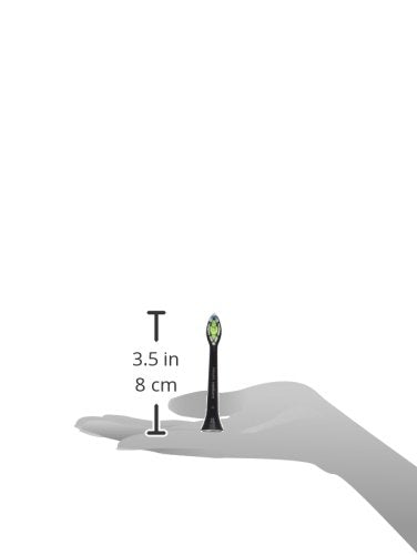 Genuine Philips Sonicare DiamondClean Replacement Brush Heads - Black, 2 Pack HX6062/94