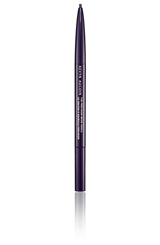 Eyebrow Pencil with Spoolie - Precision, Retractable, Smudge-Proof, Dark Brunette
