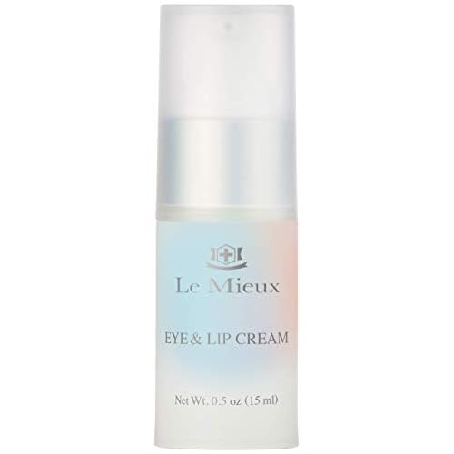 Le Mieux Eye & Lip Cream - Anti Aging Eye and Lip Moisturizer, Peptide-Infused Treatment for Visible Wrinkles & Fine Lines with Kukui Nut Oil & Ceramide, No Parabens or Sulfates (0.5 oz / 15 ml)