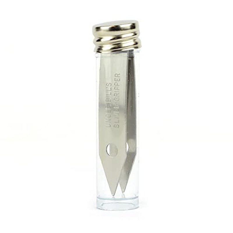 2 Pack Uncle Bill's 19074 Sliver Gripper Tweezers