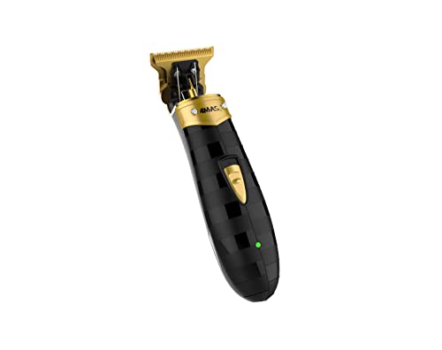 4MAS Bipper Trimmer Buff86 Skeleton Design with Zero-Gapped Gold TLG Blade - Black & Gold