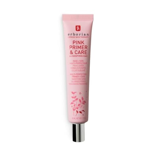 Erborian Pink Primer & Care, Multifunctional Pore?Blurring Cream & Hydrating Rosy Makeup Base, Moisturizing and Smoothing Effects, Korean Skincare