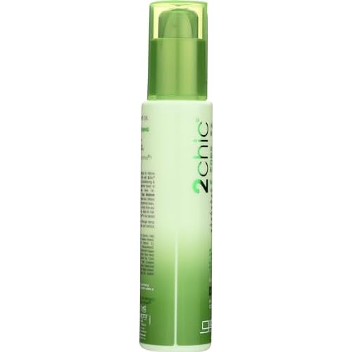 GIOVANNI 2chic Ultra-Moist Leave-In Conditioning Styling Elixir - Smoothes Frizz Prevents Breakage, For Dry & Damaged Hair, Avocado & Olive Oil, Enriched with Aloe Vera, Shea Butter - 4 fl oz