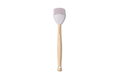 Stoneware & Silicone Utensil Crock Set - Shallot