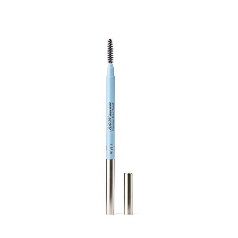 JOAH Dual-Ended Eyebrow Pencil - Brow Down To Me Ultra-FIne Tip Precision Brow Pencil with Built-In Spoolie Brush for Flawless Brows, Smudge-Proof, Water-Resistant, Ebony