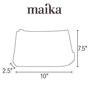 Maika Recycled Canvas Travel Pouch Flores Small - Eco-Friendly Organizer