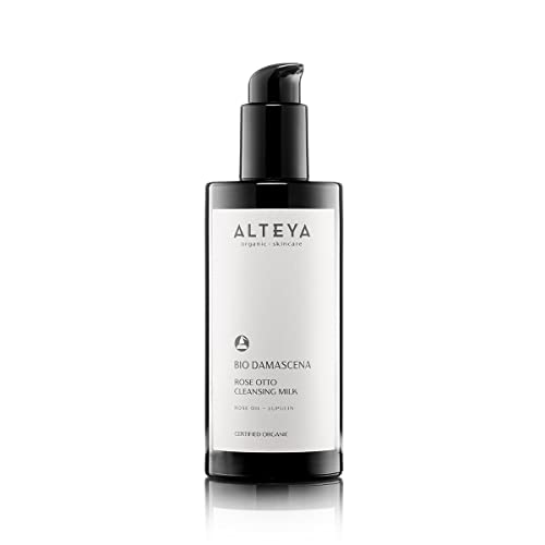 Alteya Cleansing Milk with Bulgarian Rose Oil – Organic Skin Care 6.8 fl oz
