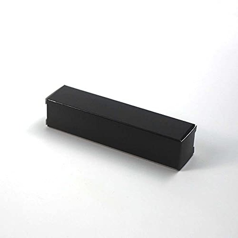 COSIDEA 50 PCS Empty Black Lip Gloss Boxes W23 xW23 xH103mm / 0.9 * 0.9 * 4.05 inch, Cosmetic Perfume/Mascara Box Packaging for Small Business Wholesale, small Kraft Paper Box Luxury Holder Wrapping