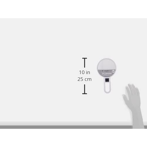 Danielle Soft Touch Hand Held Mirror, White