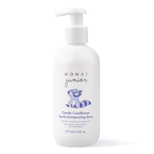 MONAT Junior Gentle Kids Conditioner - Anti-Frizz, Tear-Free, Sulfate & Paraben-Free, 177ml