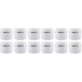 6PCS White 8 Oz (250ml) Cosmetic Jars with Liners and Dome Lids Empty Refillable Face Cream Lip Balm Lotion Bottles Plastic Storage containers for Household Use (Pack of 2)
