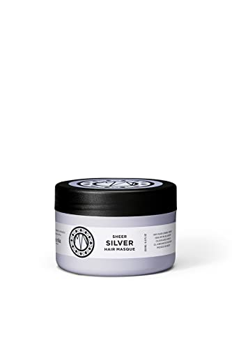 Maria Nila Sheer Silver Hair Mask 8.5 Fl Oz - Neutralizes Brassy Tones - Pack of 1