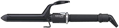 BaByliss Pro Spring Curling Iron 1 Inch Porcelain Ceramic Professional Hair Tool for Long Lasting Curls