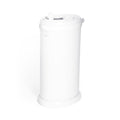 Ubbi Stainless Steel Diaper Pail - No Special Bags, Odor Locking, White