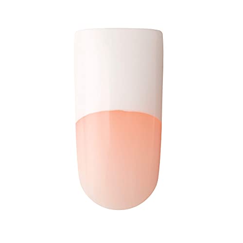 Kiss Salon Acrylic French 28 Count Long Length Nude (Pack of 6)