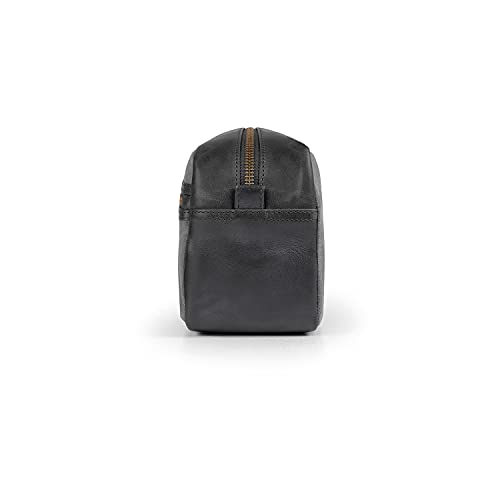 Londo Genuine Leather Travel Toiletry Bag ? Makeup, Shaving Organizer, Dopp Kit for Men & Women, Durable & Stylish Travel Accessory