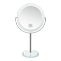 15X & 1X Magnifying Makeup Mirror with Stand - 7 Inch Tabletop Vanity Mirror for Bathroom & Bedroom
